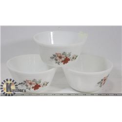 VINTAGE 3PC BOWL SET