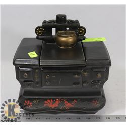 STOVE SHAPE COOKIE JAR