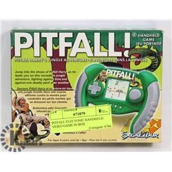 PITFALL ELECTRONIC HANDHELD VIDEO GAME IN BOX