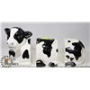 Image 1 : 3PC COW SHAPED COOKIE JAR