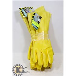 LIQUID PROOF GLOVES  LOT OF 3