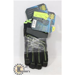 TOUGH DUCK RACER GLOVES -L-  LOT OF 2