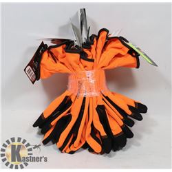 TOUGH DUCK SAFETY GLOVES -L-  LOT OF 7