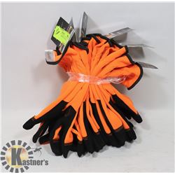 TOUGH DUCK SAFETY GLOVES -L-  LOT OF 7