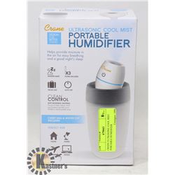 CRANE ULTRASONIC COOL MIST PORTABLE HUMIDIFIER