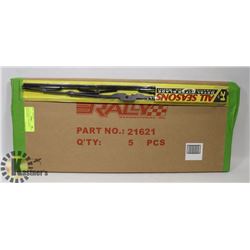 LOT OF 6 NEW 21" ALL SEASON WIPER BLADES