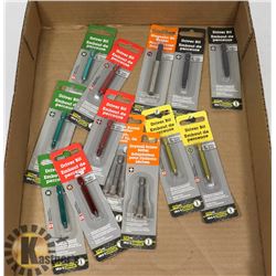 ASSORTMENT OF NEW DRILL DRIVER BITS