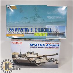M1A1HA ABRAMS & USS WINSTON S. CHURCHILL DDG81