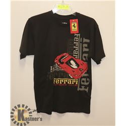 BRAND NEW FERRARI T-SHIRT MENS MED, BLACK