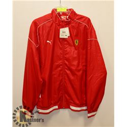 BRAND NEW MENS FERRARI PUMA NYLON RED JACKET