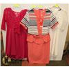 Image 1 : LOT OF 4 WOMENS LARGE DRESSES NEW.