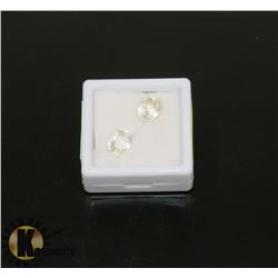 #117-NATURAL CITRINE MATCHING PAIR GEMSTONE 8.0CT