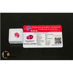 #75- GENUINE PINK SAPPHIRE GEMSTONE  7.25CT