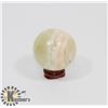 Image 1 : #145-NATURAL GREEN ONYX HEALING BALL 165G