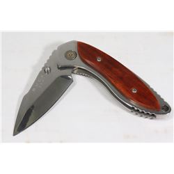 BUCK USA ALPHA DORADO FOLDING KNIFE 2-1/2" PLAIN BLADE