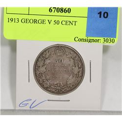 1913 GEORGE V 50 CENT