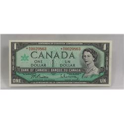 CERTIFIED CHOICE UNC 1967 N/O REPLACEMENT $1