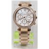 Image 1 : NEW MICHAEL KORS PARKER ROSE GOLD WATCH MSRP $365