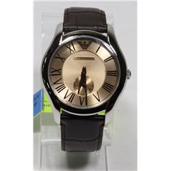 NEW EMPORIO ARMANI GOLD DIAL CHRONOGRAPH WATCH