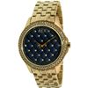 Image 2 : NEW ARMANI EXCHANGE BLUE FACE GOLD PLATED WATCH