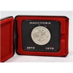 1970 CANADIAN MANITOBA $1 COIN