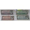 Image 1 : 1954 CANADIAN BILL SET - $1, $2, $5 AND $10.