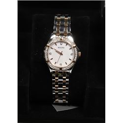 NEW BULOVA 3 DIAMOND LADIES WATCH ST. BRACELET
