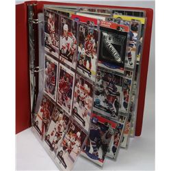 RED BINDER W/OVER 195 COLLECTIBLE