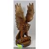 Image 1 : HAND CARVED EAGLE.