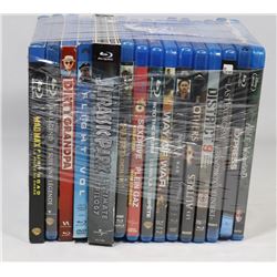 BUNDLE OF 15 BLU-RAY DVD MOVIES INCL.