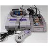 BOX W/SUPER NINTENDO CONSOLE, REMOTES,