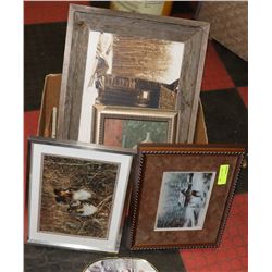 LOT OF FRAMED PICTURE / PRINTS / HOME DECOR.