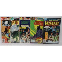 SET OF FIVE HORROR COMICS