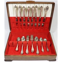 SILVERWARE SET FOR 8 - 1847 ROGERS REMEMBERANCE