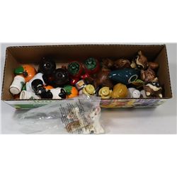 LOT OF 13 COLLECTIBLE SALT & PEPPER