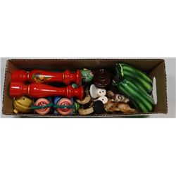 LOT OF 13 COLLECTIBLE SALT & PEPPER