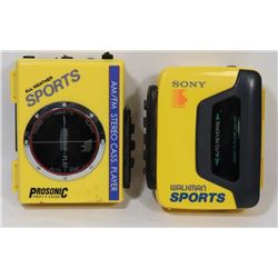 VINTAGE SONY AND PROSONIC WALKMANS