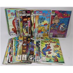 LARGE ESTATE COLLECTION OF REN & STIMPY COMICS