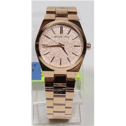 NEW MICHAEL KORS ROSE GOLD CHANNING WATCH