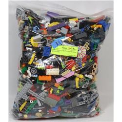 LARGE BAG (12"X16") FULL OF LEGO WITH LOTS