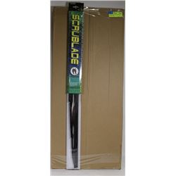 CASE OF 5 NEW 28" SCRUBLADE WIPER BLADES.