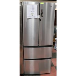 HAIER 15 CU FT FRENCH DOOR REFRIGERATOR,