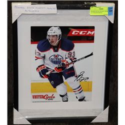 FRAMED RYAN NUGENT-HOPKINS AUTOGRAPH PHOTO.