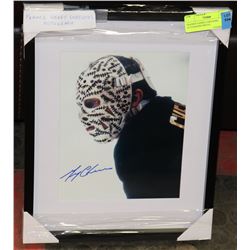 FRAMED GERRY CHEEVERS  AUTOGRAPH PHOTO.