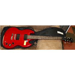 ELECTRIC EPIPHONE SG SPECIAL RED GUITAR WITH SOFT