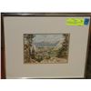 Image 1 : FRAMED MATTED BANFF SPRINGS BY EDWARD GOODALL