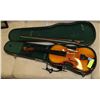 Image 1 : SKYLARK BRAND 3/4 VIOLIN WITH BOW AND HARD CASE.