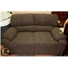 Image 1 : NEW GREY/BROWN FABRIC 58" LOVESEAT
