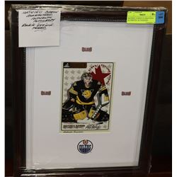 MATHIEU GARON GUARANTEED AUTHENTIC AUTOGRAPH