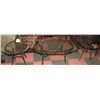 Image 1 : 3PC GLASS COFFEE TABLE & END TABLES WITH BEVELLED